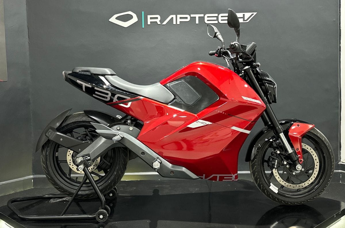 Raptee.HV T 30 e-bike launched at Rs 2.39 lakh, gets CCS2...